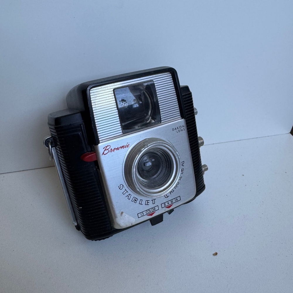 Kodak Brownie Starlet Camera - Black and Silver Finish